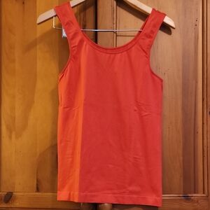 Apostrophe Vibrant Coral Tank Top L/XL